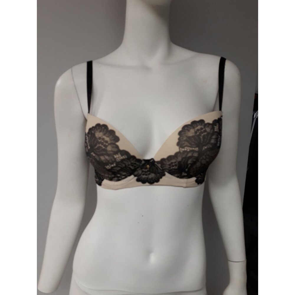 Bradelis Genesis Bra Black and Beige Size 32 B NEW WITH TAGS!